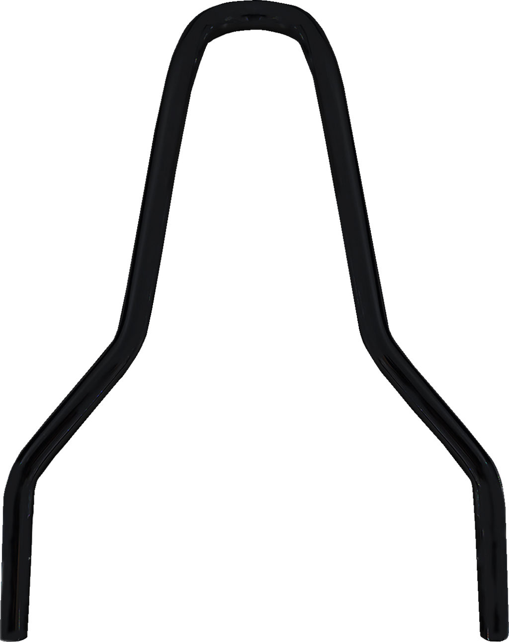 DRAG SPECIALTIES Round Sissy Bar - Black - 9.88"H X08-0043GBR