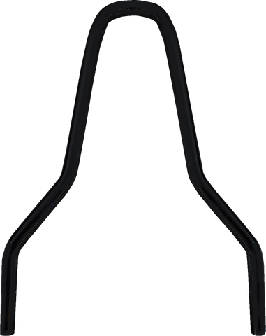 DRAG SPECIALTIES Round Sissy Bar - Black - 9.88"H X08-0043GBR