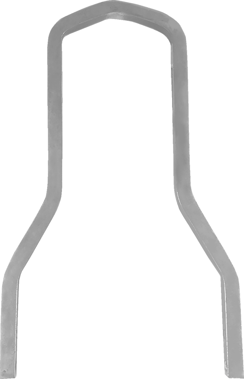 DRAG SPECIALTIES Square Sissy Bar - Chrome - 10.2" H x 8.2" W X08-0045CS