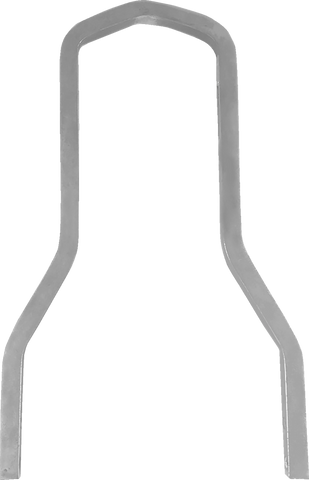 DRAG SPECIALTIES Square Sissy Bar - Chrome - 10.2" H x 8.2" W X08-0045CS