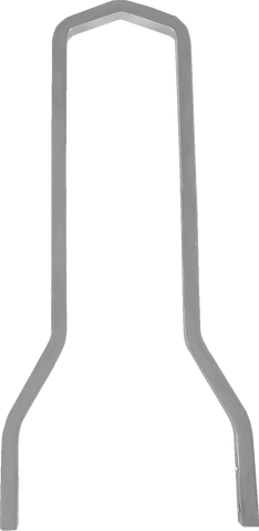 DRAG SPECIALTIES Square Sissy Bar - Chrome - 15.4" H x 8.25" W X08-0045CT