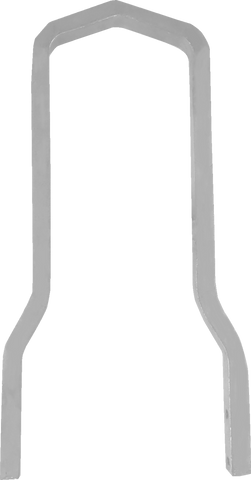 DRAG SPECIALTIES Square Sissy Bar - Chrome - 11.10" H x 6.69" W X08-0046CS