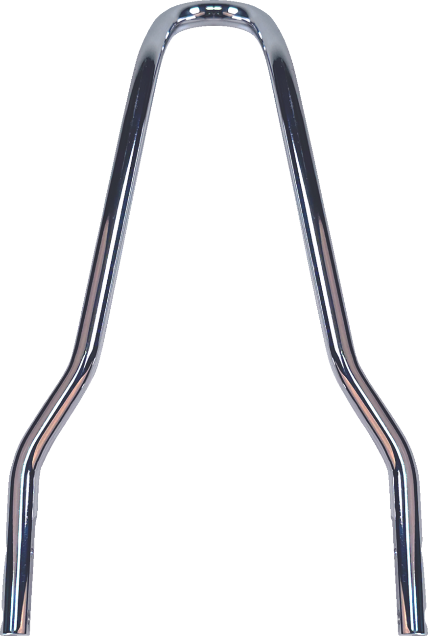 DRAG SPECIALTIES Round Tapered Sissy Bar - Black - 11.49"H x 8.25"W X08-0045CR
