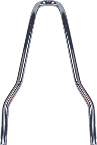 DRAG SPECIALTIES Round Tapered Sissy Bar - Black - 11.49"H x 8.25"W X08-0045CR
