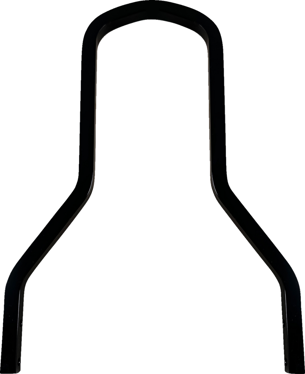 DRAG SPECIALTIES Square Sissy Bar - Black - 10.14" H x 8.75" W X08-0040GBS
