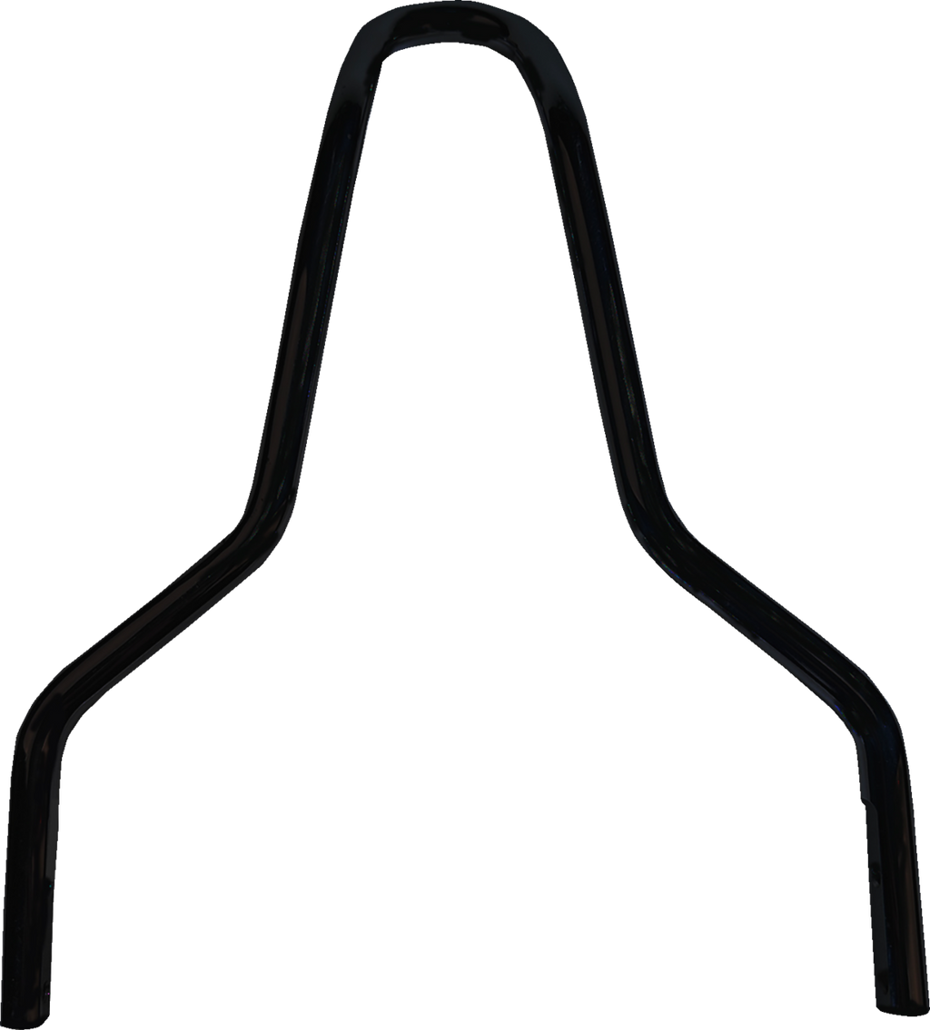 DRAG SPECIALTIES Round Sissy Bar - Black - 11"H X08-0044GBR