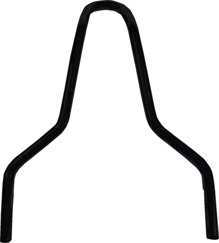 DRAG SPECIALTIES Round Sissy Bar - Black - 11"H X08-0044GBR