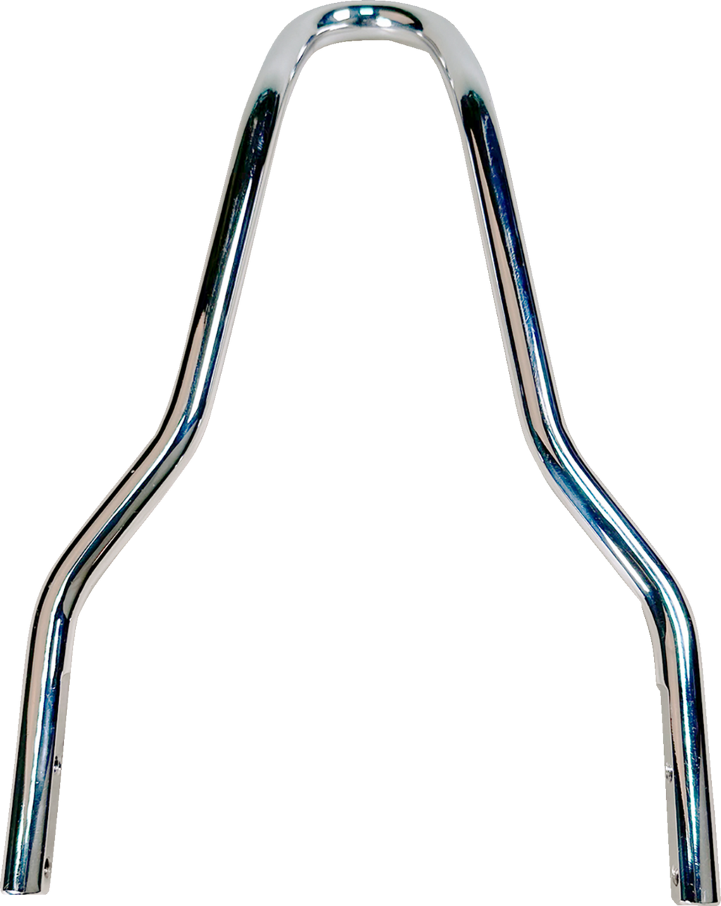 DRAG SPECIALTIES Round Tapered Sissy Bar - Chrome - 10.12"H x 8.75"W X08-0040CR