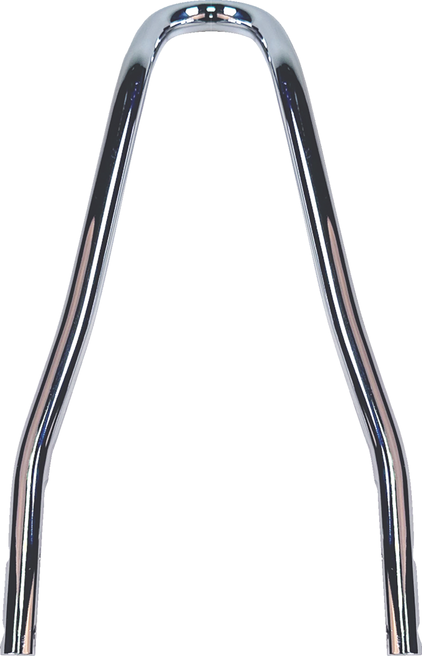 DRAG SPECIALTIES Round Tapered Sissy Bar - Black - 13"H x 6.69"W X08-0046CR
