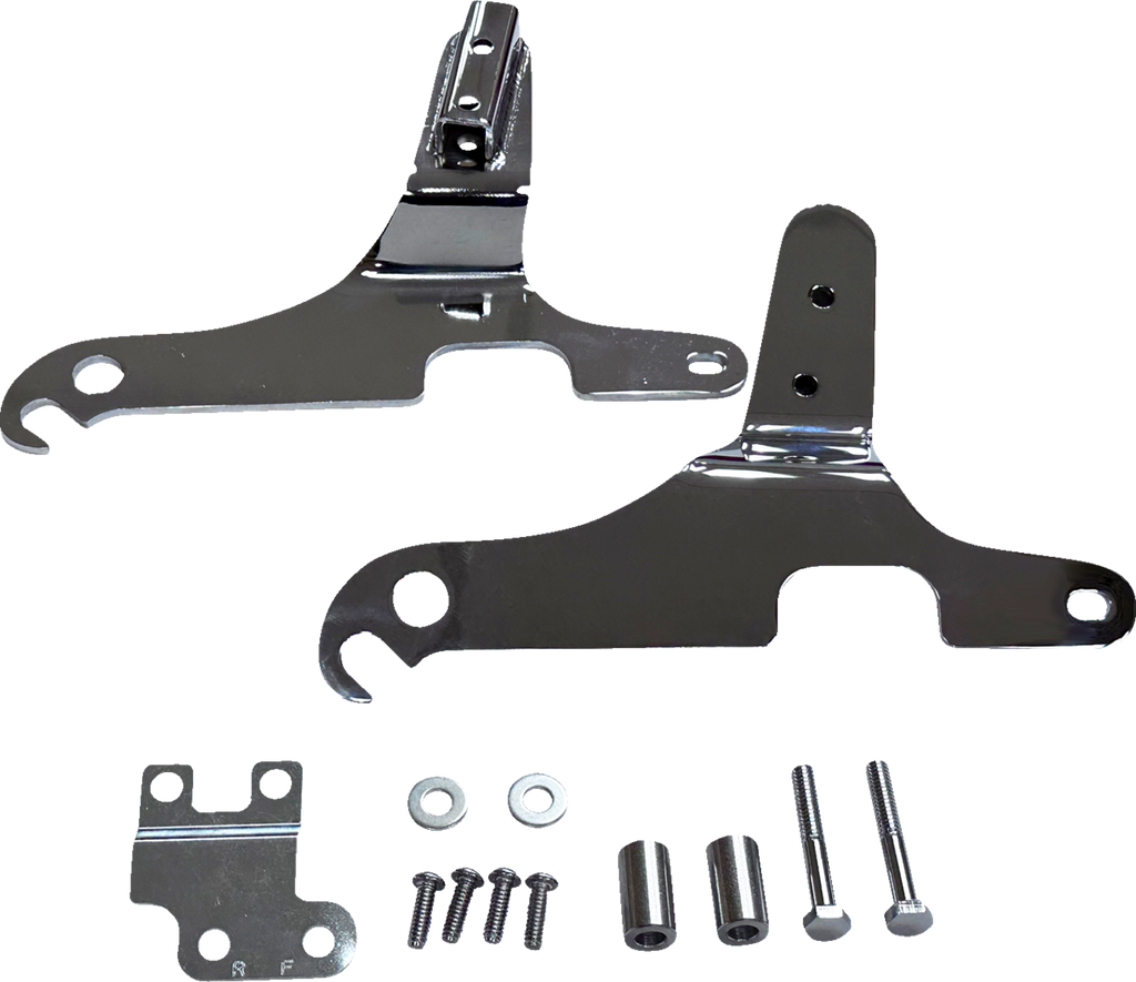 DRAG SPECIALTIES Side Plates - Chrome X08-0003C