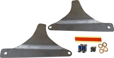 DRAG SPECIALTIES Side Plates - Chrome X08-0004C