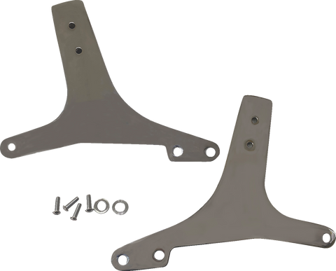 DRAG SPECIALTIES Side Plates - Chrome X08-0009C