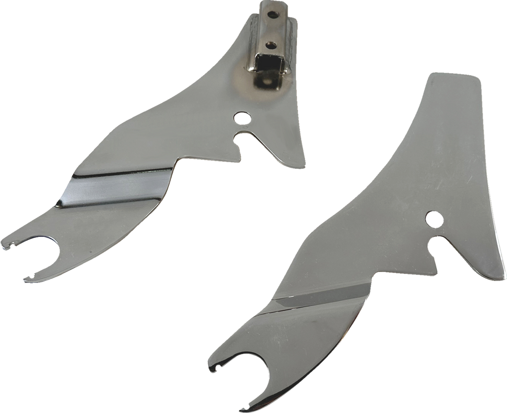 DRAG SPECIALTIES Quick Release Side Plates - Chrome X08-0021C
