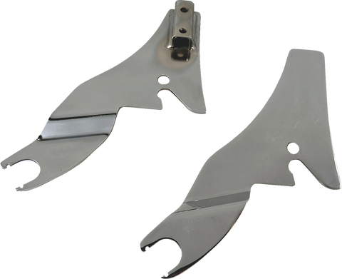 DRAG SPECIALTIES Quick Release Side Plates - Chrome X08-0021C