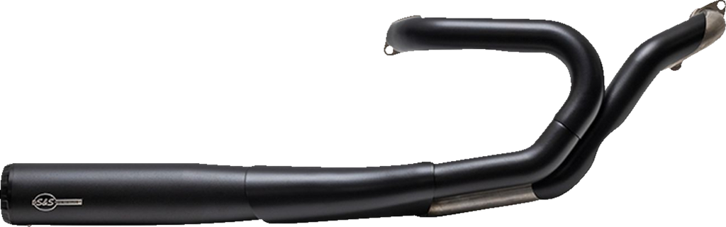 S&S CYCLE 2-into-1 Grand National Exhaust System - Black - Race Only 4111-266-R