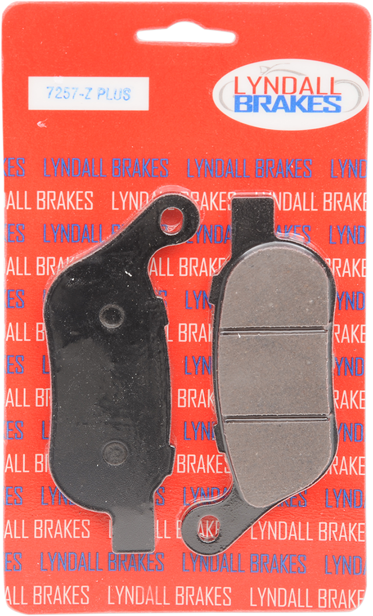 LYNDALL RACING BRAKES LLC Z-Plus Brake Pads - Harley-Davidson 7257-Z+