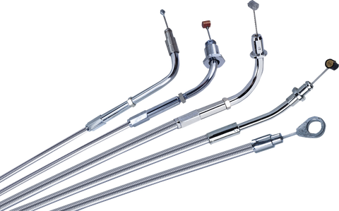 BARNETT Clutch Cable - +6" - Indian - Stainless Steel 102-40-10004-06