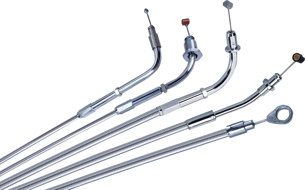 BARNETT Clutch Cable - +6" - Indian - Stainless Steel 102-40-10004-06