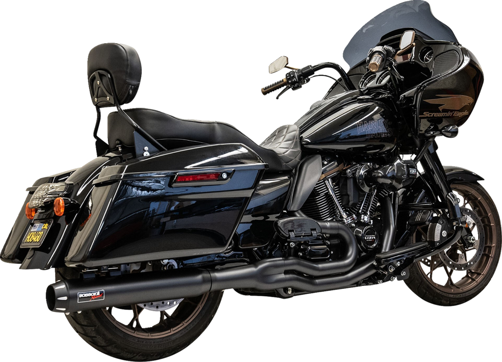 BASSANI XHAUST 2-into-1 Exhaust System - 49-State - Black 1F58RBE