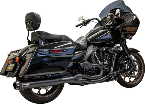 BASSANI XHAUST 2-into-1 Exhaust System - 49-State - Black 1F58RBE