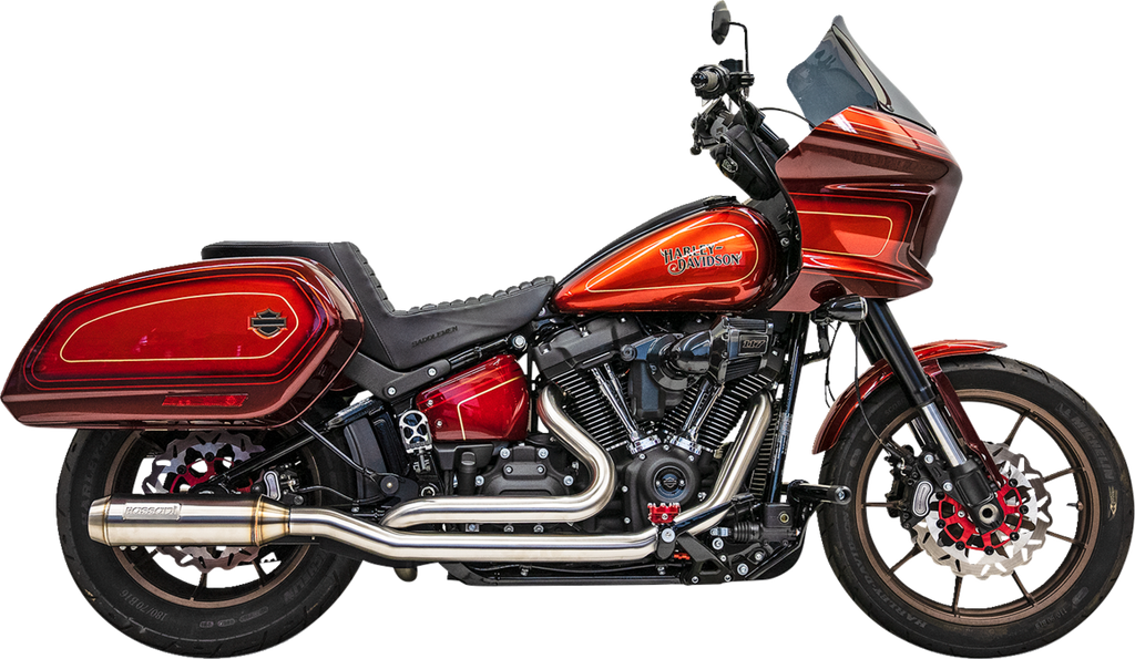 BASSANI XHAUST True Dual Performance Exhaust System with 4" Muffler - Stainless Steel 1S97SS
