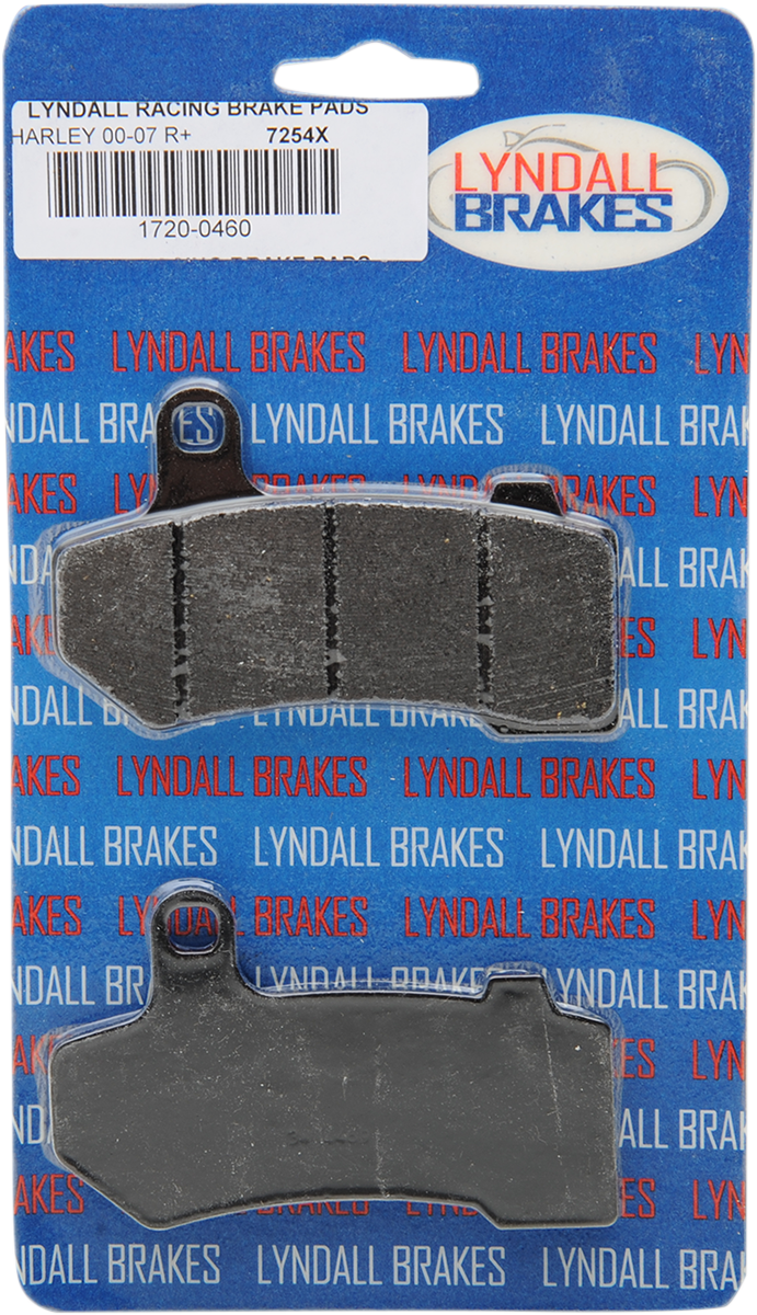 LYNDALL RACING BRAKES LLC X-Treme Brake Pads - Harley-Davidson 7254X