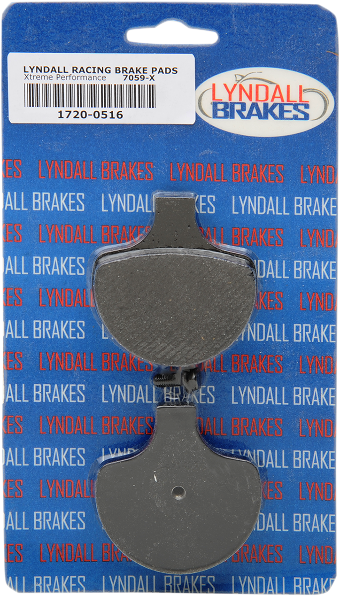 LYNDALL RACING BRAKES LLC X-Treme Brake Pads - Harley-Davidson 7059X