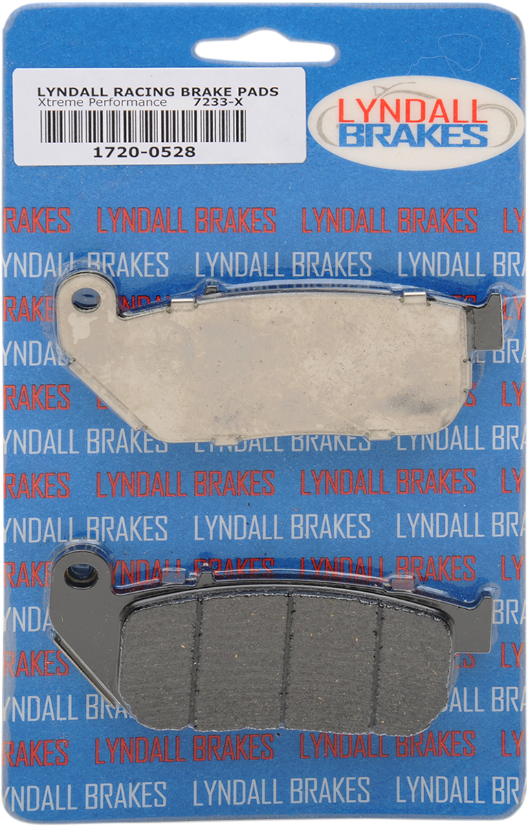 LYNDALL RACING BRAKES LLC X-Treme Brake Pads - Sportster 7233X