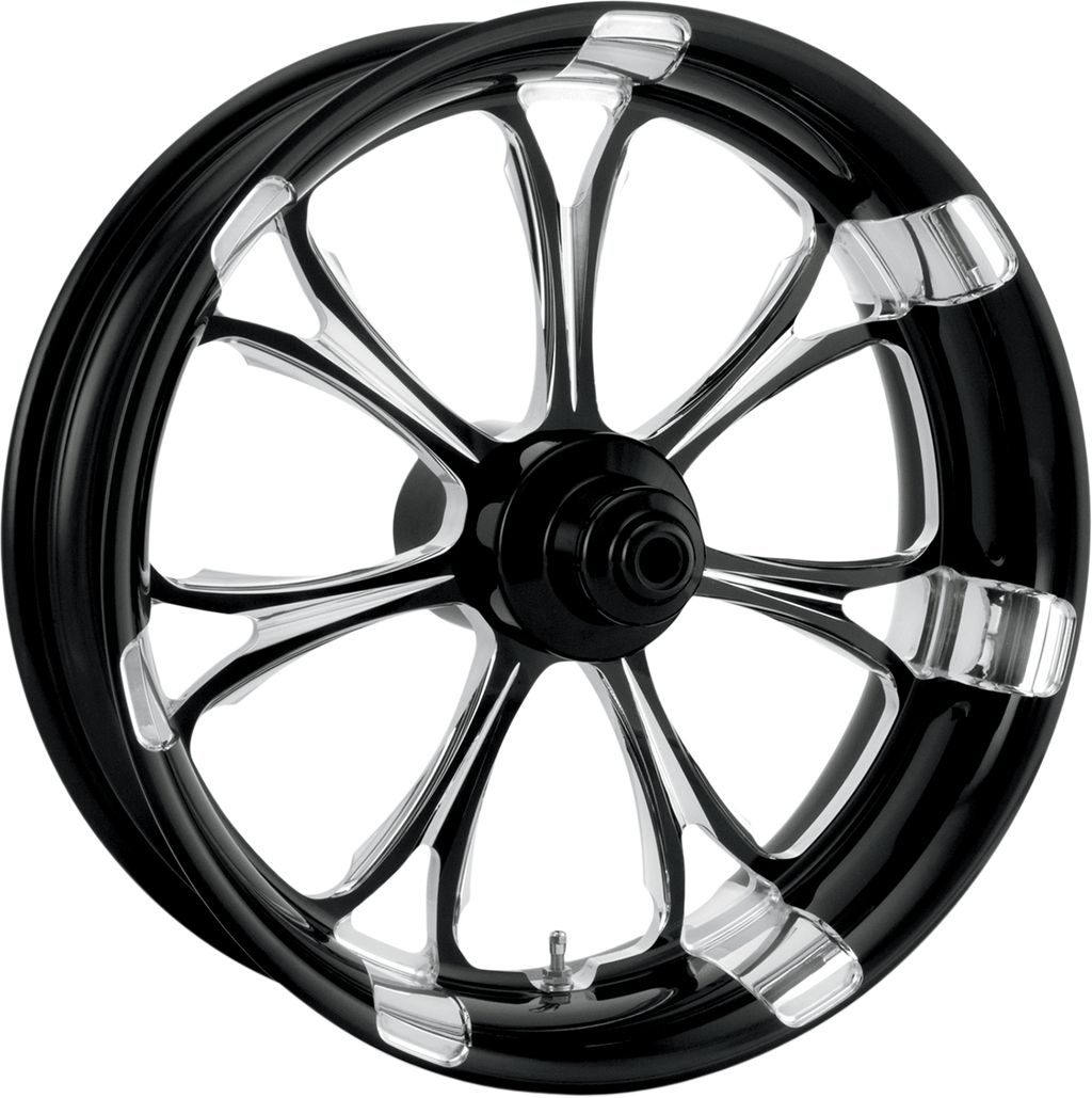 PERFORMANCE MACHINE (PM) Wheel - Paramount - Rear - Single Disc/without ABS - Platinum Cut* - 18x5.5 - '09+ FLT 12707814RPARBMP