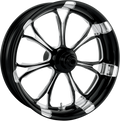 PERFORMANCE MACHINE (PM) Wheel - Paramount - Rear - Single Disc/without ABS - Platinum Cut* - 18x5.5 - '09+ FLT 12707814RPARBMP