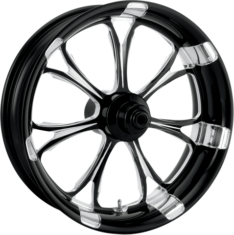 PERFORMANCE MACHINE (PM) Wheel - Paramount - Rear - Single Disc/without ABS - Platinum Cut* - 18x5.5 - '09+ FLT 12707814RPARBMP