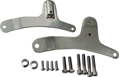 DRAG SPECIALTIES Side Plates - Chrome X08-0000C
