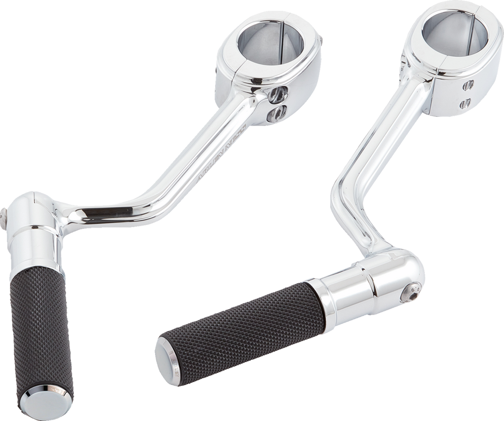 ARLEN NESS Forged Highway Peg Mounts w/ Pegs - Chrome 400-046
