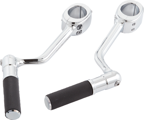 ARLEN NESS Forged Highway Peg Mounts w/ Pegs - Chrome 400-046