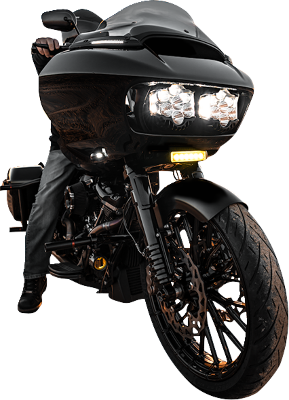CUSTOM DYNAMICS Shark Demon* Headlight - Road Glide SD-RG-WW