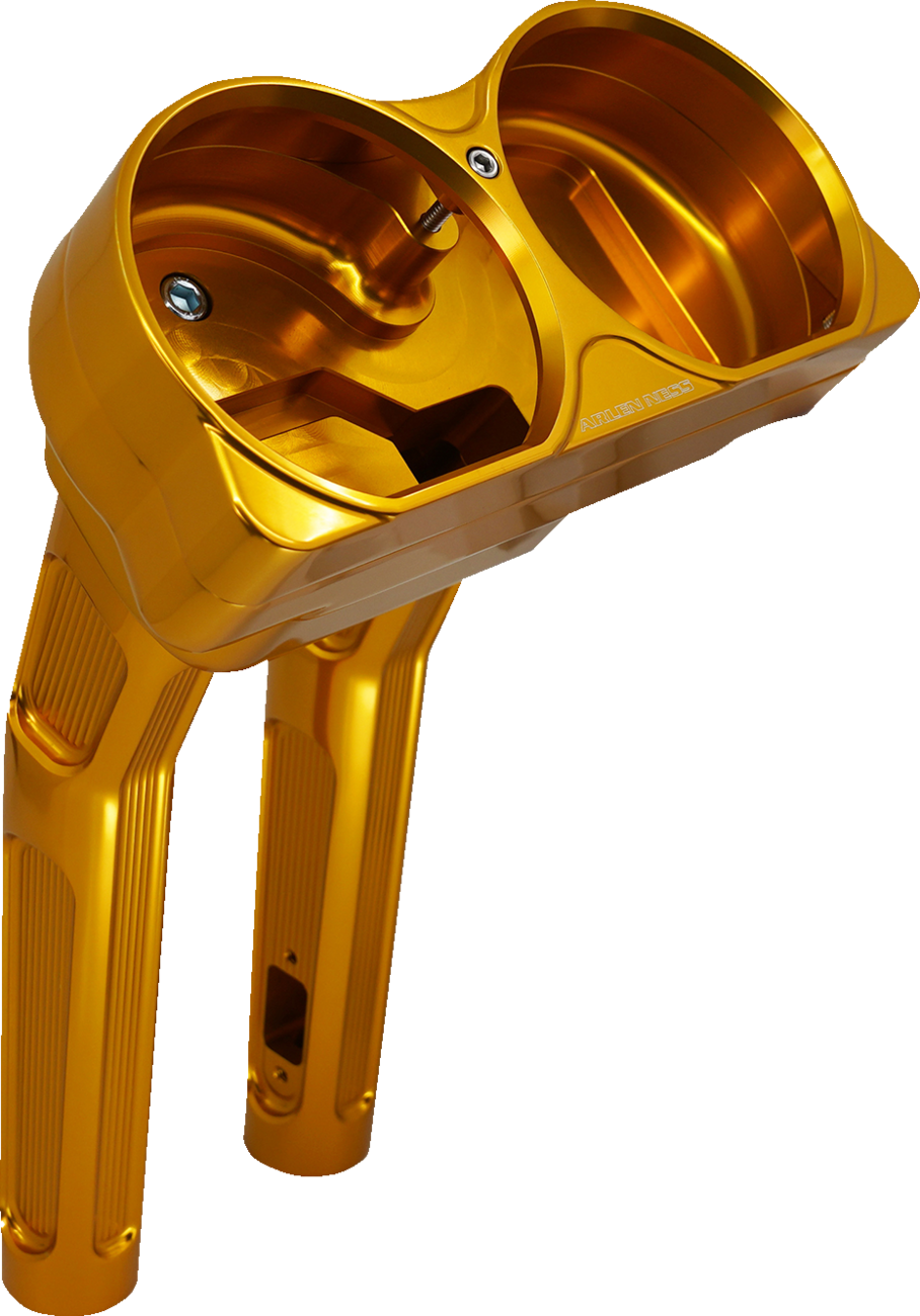 ARLEN NESS Risers - Method - Kickback - 10" - Gold 520-046