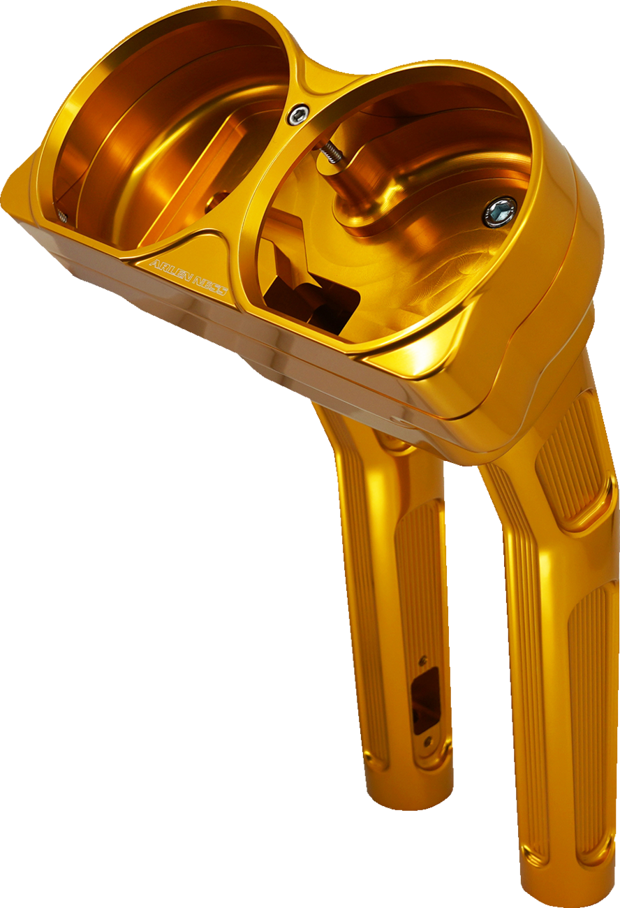 ARLEN NESS Risers - Method - Kickback - 10" - Gold 520-046