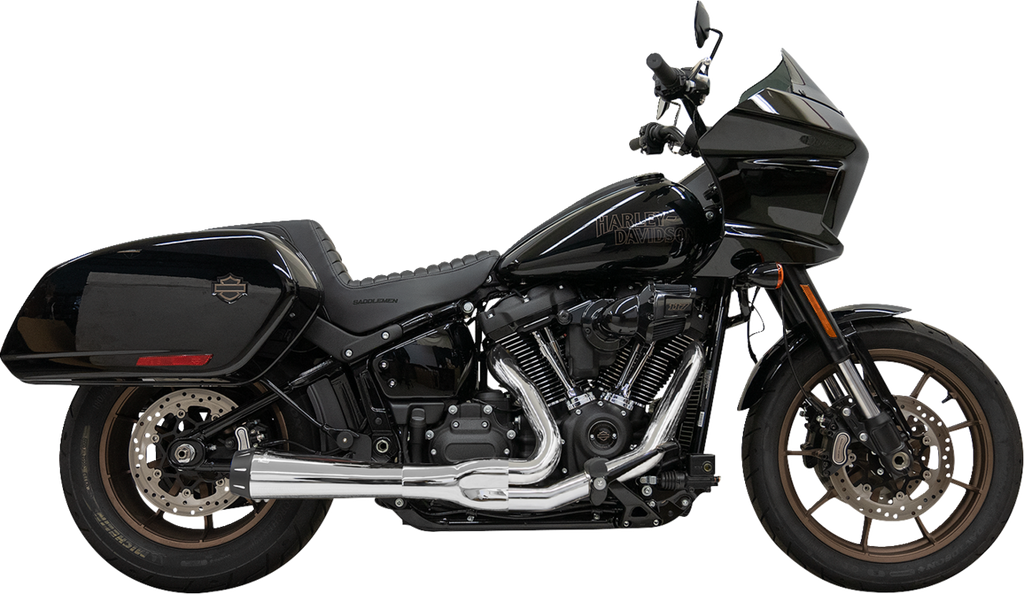 BASSANI XHAUST 2-into-1 Road Rage Exhaust System - 49-State - Chrome 1S81RE