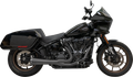 BASSANI XHAUST 2-into-1 Road Rage Exhaust System - 49-State - Black 1S81RBE