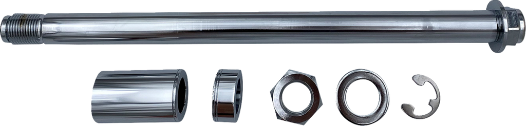 DRAG SPECIALTIES Axle Kit - Chrome W16-0366