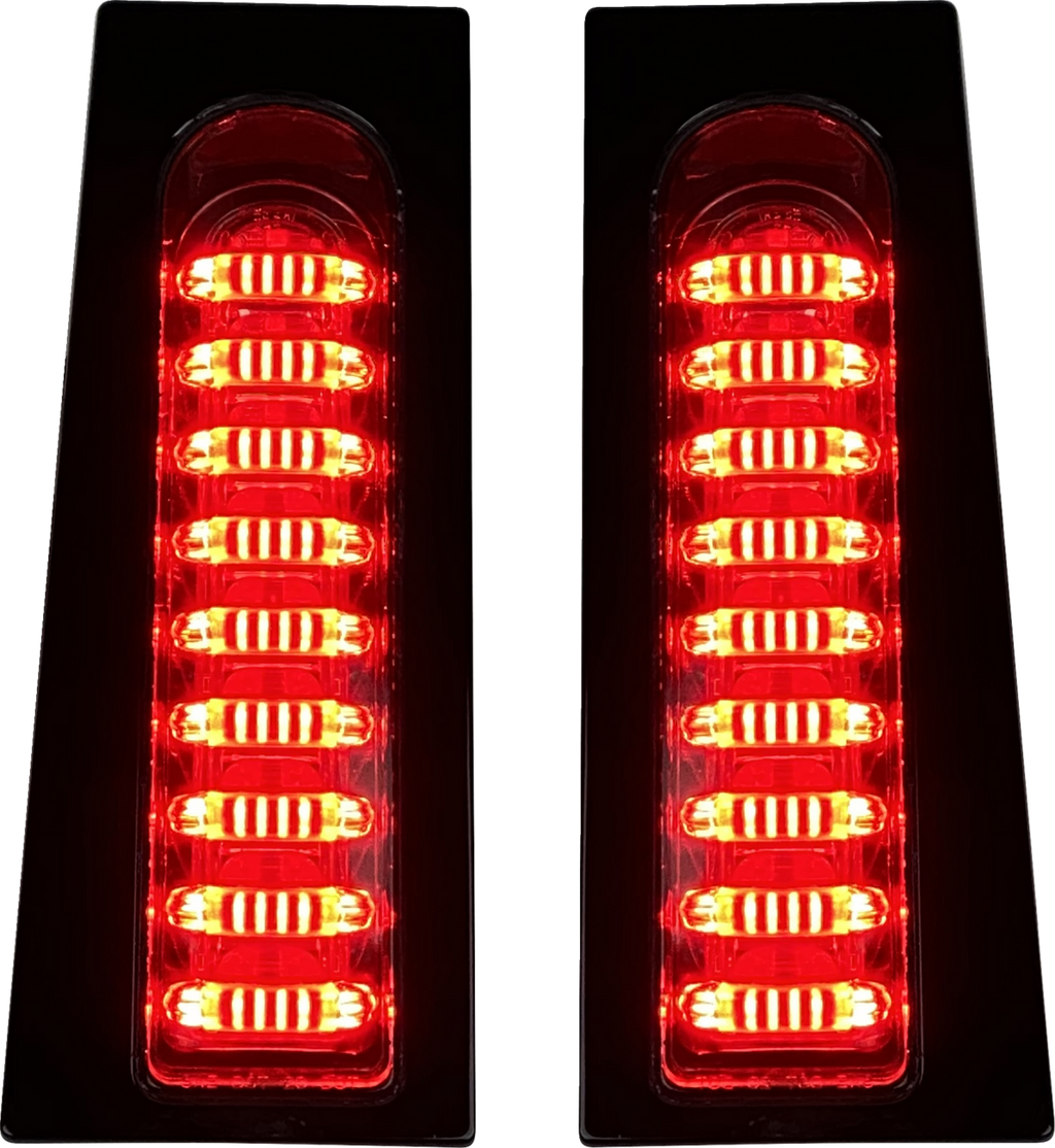 CUSTOM DYNAMICS ProBEAM? Auxiliary Fillerz? - Run/Brake/Turn - Smoke Lens - Gloss Black PB-FILL-23-SB
