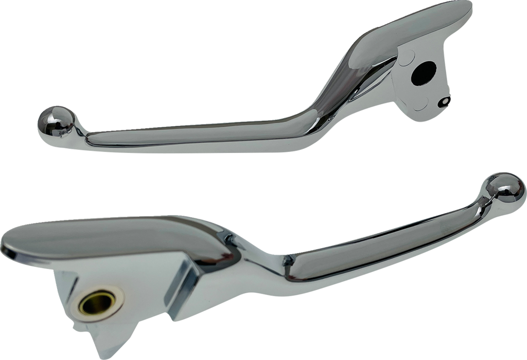 DRAG SPECIALTIES Lever Set - Narrow - Chrome H07-0591N
