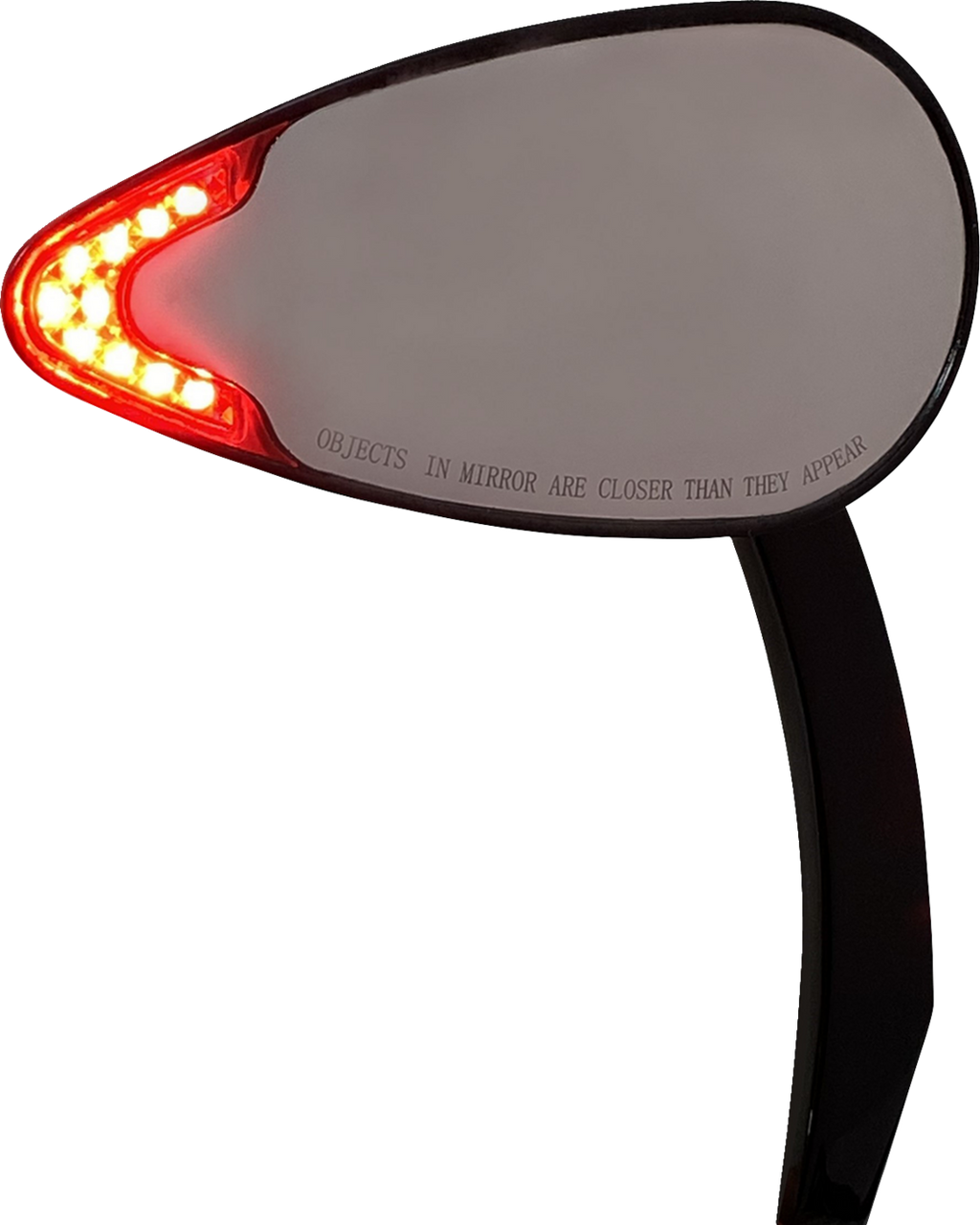 CUSTOM DYNAMICS Mirror - Side View - with LED Turn Signal - Black CD-MIR-PLUG-B