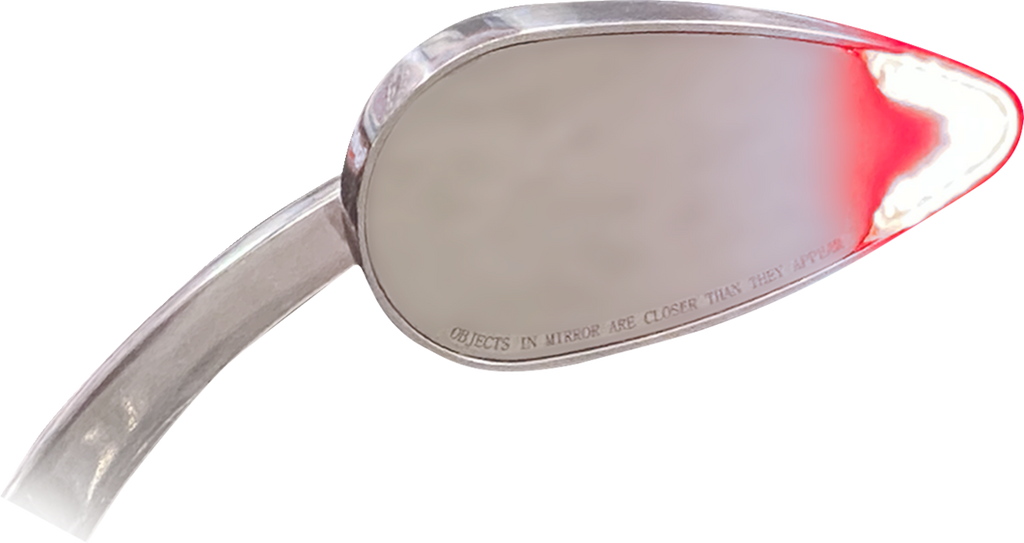 CUSTOM DYNAMICS Mirrors - Side View - with LED Turn Signals - Chrome CD-MIR-PLUG-C