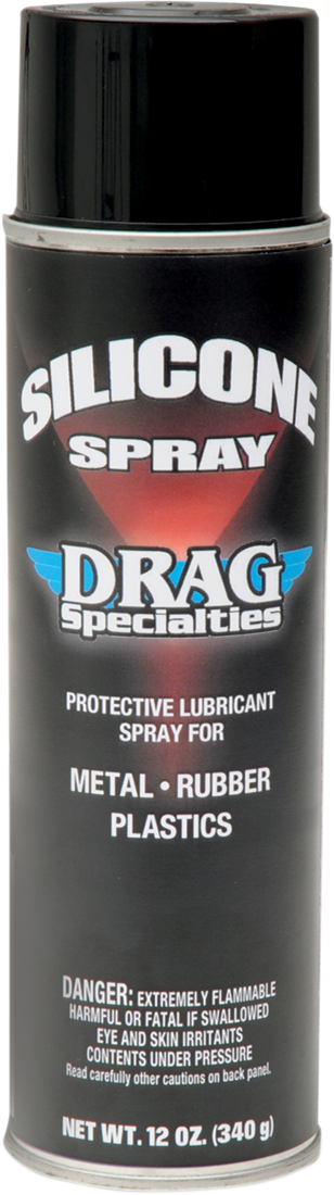 DRAG SPECIALTIES Silicone Spray - 12 oz. net wt. - Aerosol DASS241215