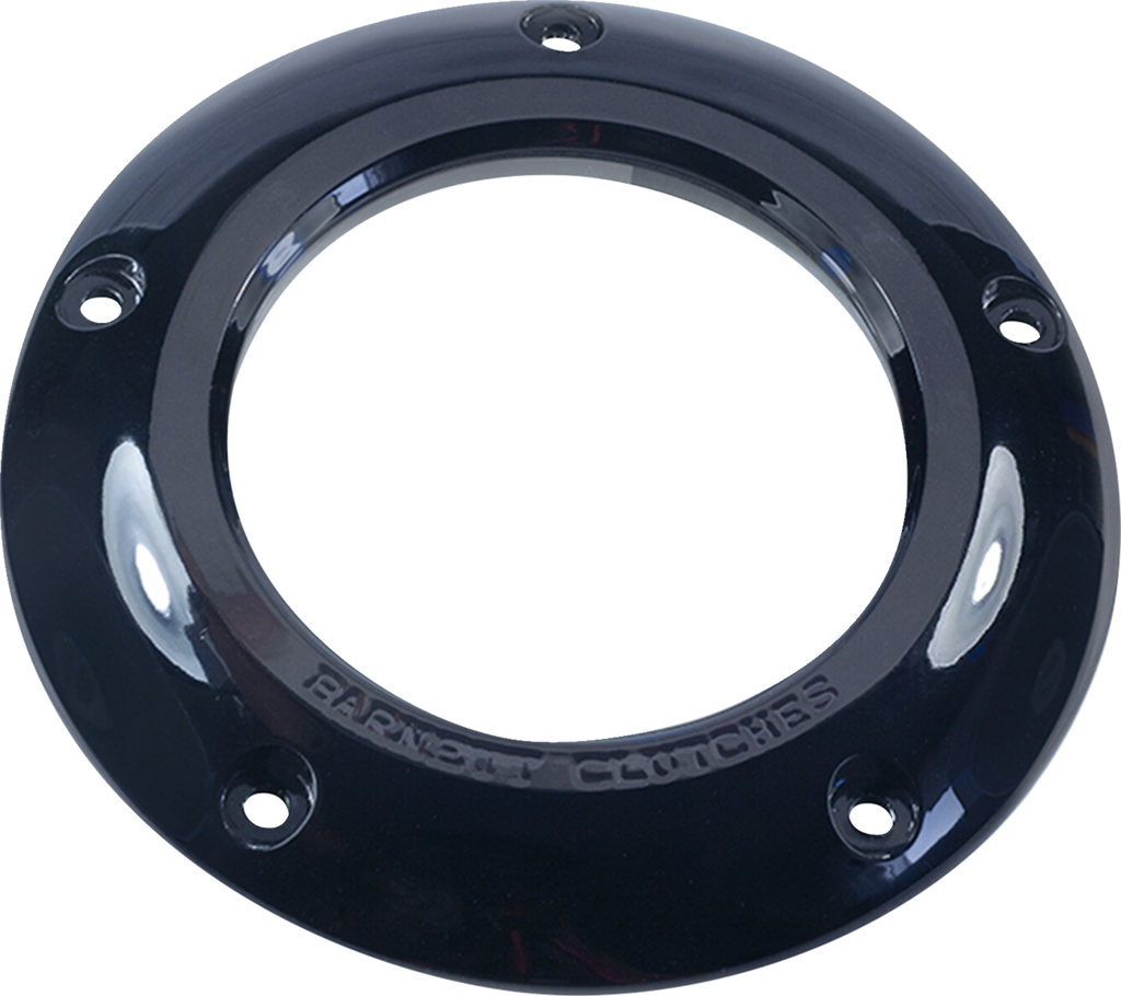BARNETT Derby Cover - Clear Black - M8 Softail 343-30-44018