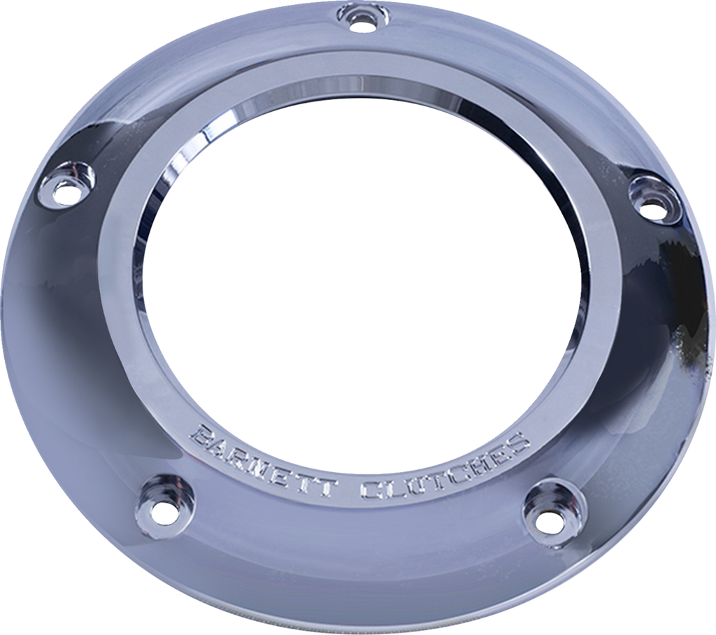 BARNETT Derby Cover - Clear Chrome - M8 Softail 343-30-43018