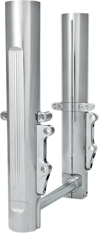 PERFORMANCE MACHINE (PM) Fork Leg Kit - Chrome - Lower - Dual Disc - '14-'20 FL 0208-2096-CH