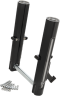 PERFORMANCE MACHINE (PM) Fork Leg Kit - Black - Lower - Single Disc - Contrast Cut - '14-'20 FL 0208-2099-BM