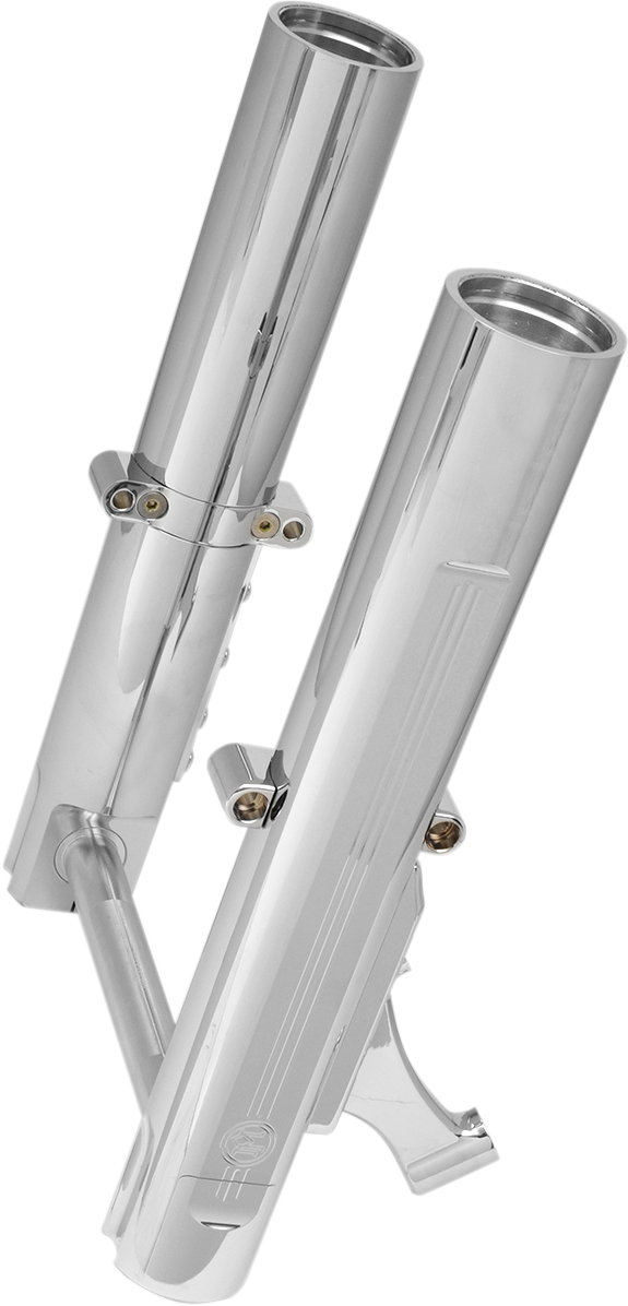 PERFORMANCE MACHINE (PM) Fork Leg Kit - Chrome - Lower - Single Disc - '14-'20 FL 0208-2099-CH
